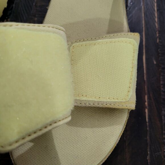 UGG GOLDENSTAR LEMON LEATHER PLATFORM STRAPPY SANDALS WOMEN'S SIZE 10 - Picture 8 of 11